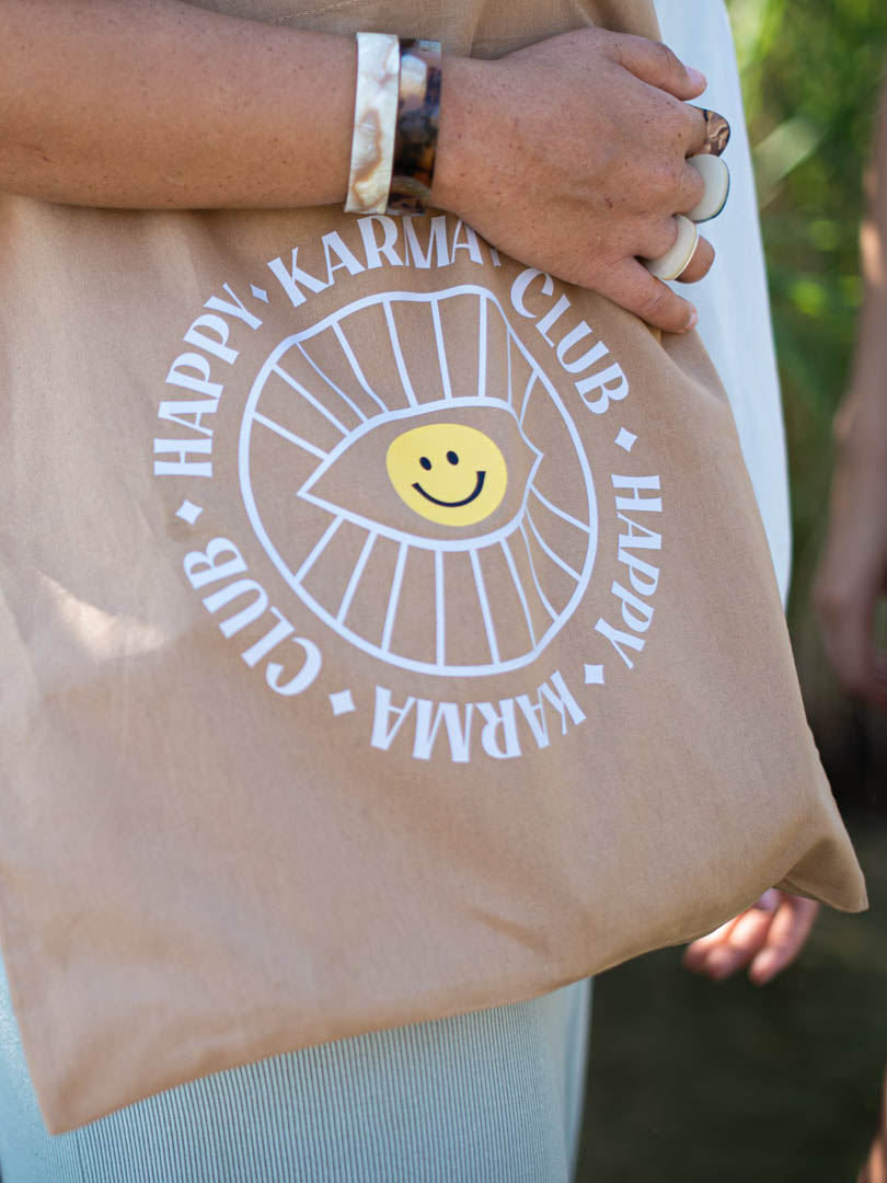 HAPPY KARMA CLUB - TOTE BAG Caramel - Image 2