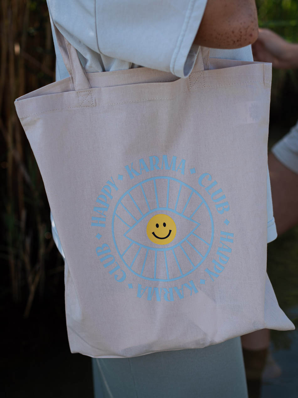 HAPPY KARMA CLUB - TOTE BAG Sand - Image 2