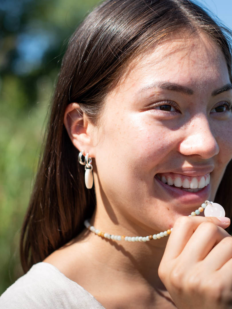 Kreolen, Ohrringe, Smile, Schmuck, nachhaltig