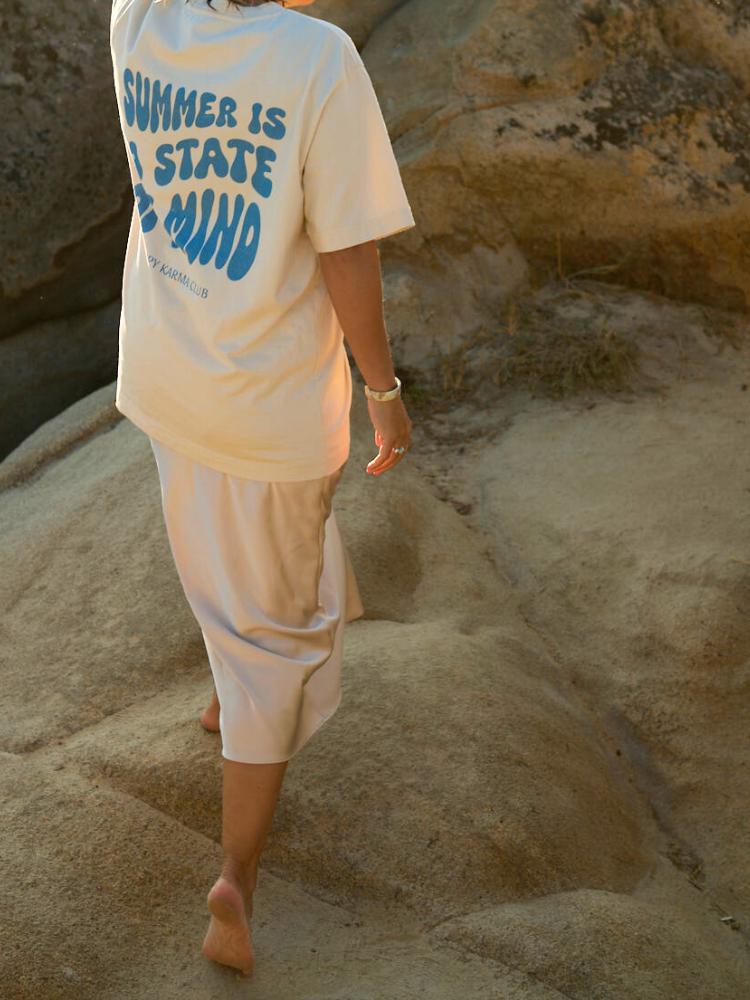 Summer Vibes, Summer girl, organic Shirt, Summer is a state of mind, summer essentials